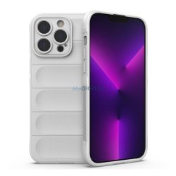   HUSĂ! - Protectie din silicon pentru telefon (rezistenta la impact mediu, protectie camera, model 3D) ALB Apple iPhone 14 Pro