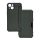 Carcasă în picioare, efect piele (FLIP, deschidere laterală, colț cu pernă de aer, protecție pentru cameră, model carbon) VERDE ÎNCHIS Apple iPhone 14 Carcasă în picioare, efect piele (FLIP, deschidere laterală, colț cu pernă de aer, protecție pentru cameră, model carbon) VERDE ÎNCHIS Apple iPhone 14