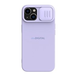   HUSĂ! - Protector de telefon din silicon NILLKIN CAMSHIELD SILKY MAGNETIC (magnetic, interior de pluș, protecție camerei, ecologic) PURPLE Apple iPhone 14 Plus