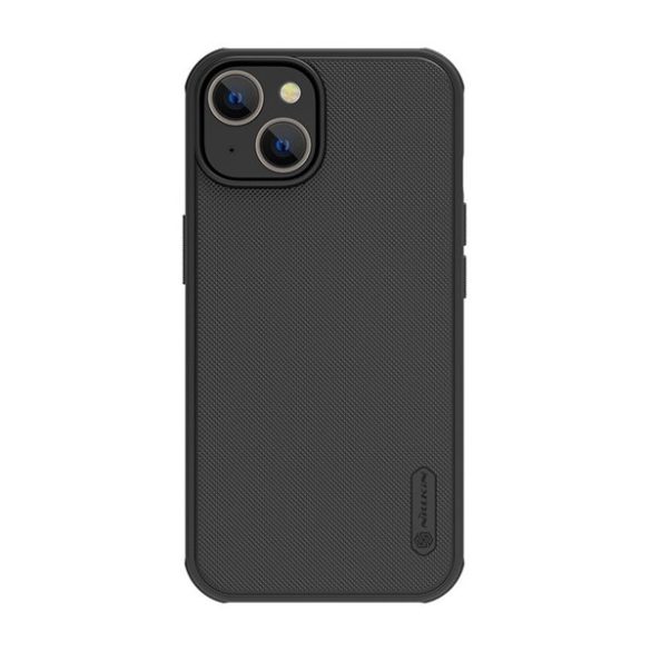 Protector de telefon din plastic NILLKIN SUPER FROSTED PRO MAGNETIC (rezistență medie la impact, atașament Magsafe) NEGRU Apple iPhone 14