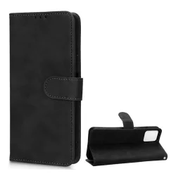   HUSĂ! - Husă stativă cu efect de piele (FLIP, deschidere laterală, desktop, premium) negru T Phone Pro 5G (2022), T Phone Pro 5G (2023)