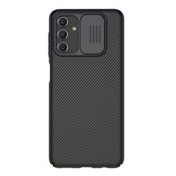  Protectie de telefon din plastic NILLKIN CAMSHIELD (cadru din silicon, rezistenta medie la impact, protectie camera, dungi) NEGRU Samsung Galaxy A04s (SM-A047F), Samsung Galaxy A13 5G (SM-A136)