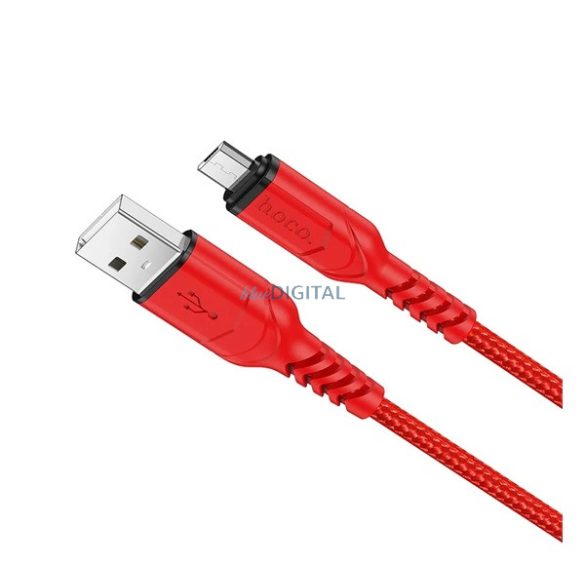 HOCO X59 cablu de date (USB - microUSB, 2.4A, încărcător rapid, 100cm) PIROS