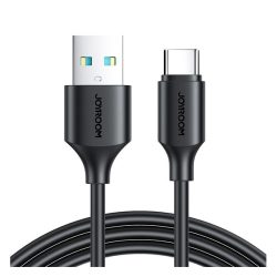   Cablu de date JOYROOM (USB - Type-C, 3A, încărcător rapid PD, 200cm) NEGRU