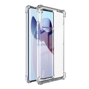 HUSĂ! - Protector de telefon din silicon IMAK (rezistență medie la impact, colț cu pernă de aer) TRANSPARENT Motorola Edge 30 Pro (XT2201-1)