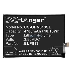 Baterie CAMERON SINO Li-Polymer (3,85V/4700mAh, compatibil Oneplus BLP813) NEGRU OnePlus Nord N100
