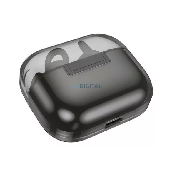 HOCO CANTANTE cască bluetooth Stereo (v5.3, TWS, microfon, anulare zgomot + încărcător) NEGRU