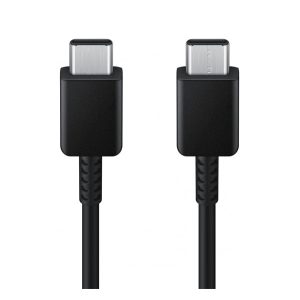 SAMSUNG cablu de date (Tip-C - Tip-C, 3A, 25W, încărcător rapid, 180cm) NEGRU