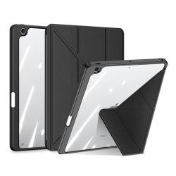   Husă DUX DUCIS MAGI ORIGAMI în picioare, efect piele (FLIP activ, deschidere laterală, TRIFOLD, suport birou, suport creion) NEGRU Apple IPAD 10.2 (2019), Apple IPAD 10.2 (2020), Apple IPAD 10.2 (2021)
