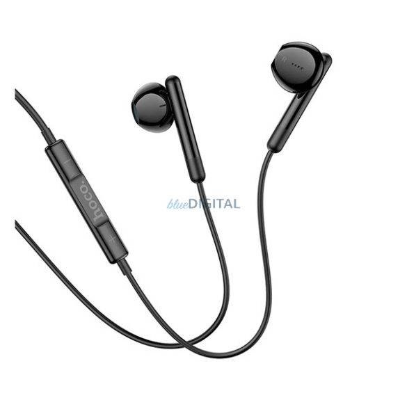 HOCO M93 Căști stereo (mufă de 3,5 mm, microfon, buton de înregistrare) NEGRU