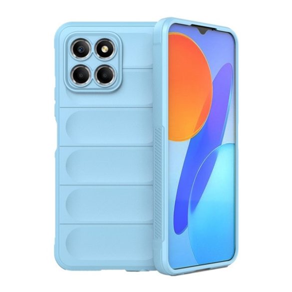 Husă silicon pentru telefon (rezistent la impact mediu, protecție cameră, model 3D) LIGHT albastruHonor X6 (2022), Honor X8 5G, Honor 70 Lite 5G