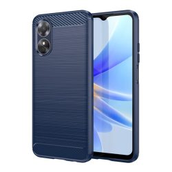   HUSĂ! - Husă silicon pentru telefon (rezistent la impact mediu, călcâi pernă de aer, periat, model de carbon) CUTTING BLOCK Oppo A17