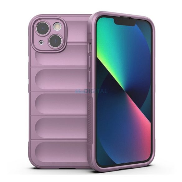 Protectie din silicon pentru telefon (rezistenta la socuri, protectie camera, 3D) PURPLE Apple iPhone 13