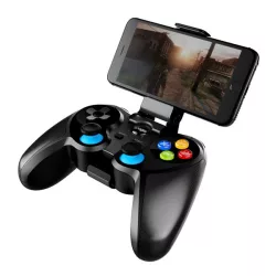   Controler wireless IPEGA (v4.0, baterie de 380 mAh, compatibil iOS/Android/PC/Nintendo Switch) NEGRU
