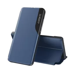   HUSĂ! - Husă stativă cu efect de piele ECO (FLIP activ, deschidere laterală, suport de birou, afișaj ID apelant, fereastră de vizualizare)