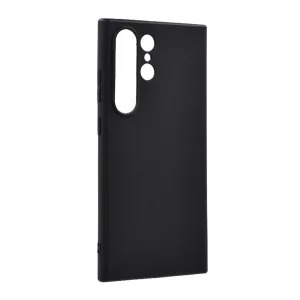 HUSĂ! - Protectie din silicon pentru telefon (mat) NEGRU Samsung Galaxy S23 Ultra (SM-S918)