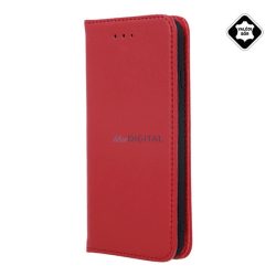   HUSĂ! - Husă în picioare, piele naturală (FLIP, deschidere laterală, funcție suport pentru masă) BURGUNDY Samsung Galaxy S23 Plus (SM-S916)