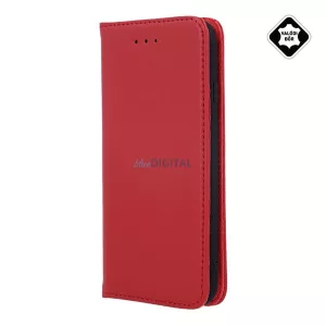 HUSĂ! - Husă în picioare, piele naturală (FLIP, deschidere laterală, funcție suport pentru masă) BURGUNDY Samsung Galaxy S23 Plus (SM-S916)