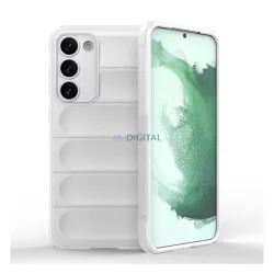   HUSĂ! - Protectie din silicon pentru telefon (rezistenta la impact mediu, protectie camera, model 3D) ALB Samsung Galaxy S23 Plus (SM-S916)