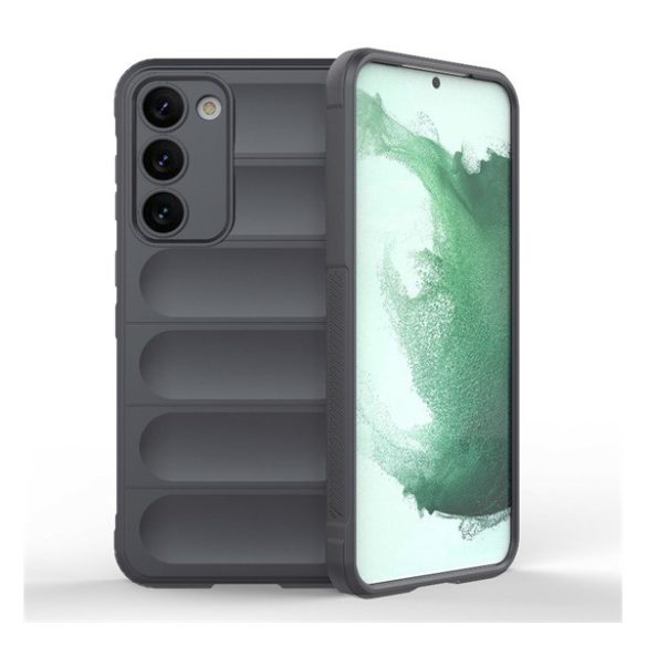 Protector din silicon pentru telefon (rezistență medie la impact, protecție pentru cameră, model 3D) GR ÎNCHIS Samsung Galaxy S23 Plus (SM-S916)