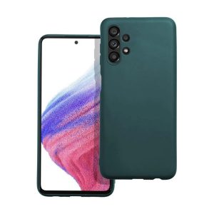 HUSĂ! - Protectie din silicon pentru telefon (mat) VERDE ÎNCHIS Samsung Galaxy A13 4G (SM-A135F / A137F)