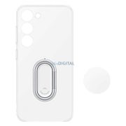   Protectie de telefon din plastic SAMSUNG (ultra-subtire, inel suport telefon, suport) TRANSPARENT Samsung Galaxy S23 Plus (SM-S916)