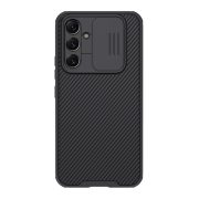   NILLKIN CAMSHIELD PRO protecție din plastic pentru telefon (cadru din silicon, rezistent la impact mediu, protecție cameră foto, model cu dungi) NEGRU Samsung Galaxy A54 5G (SM-A546)