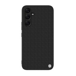   HUSĂ! - Protector de telefon din plastic NILLKIN TEXTURED (suprafață aspră, rezistență medie la impact, cadru din silicon, model 3D) NEGRU Samsung Galaxy A54 5G (SM-A546)