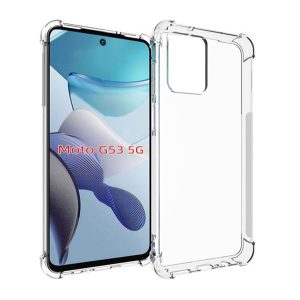 protecțiede telefon din silicon (rezistent la impact mediu, colț hover) pentru Motorola Moto G53 (XT2335)