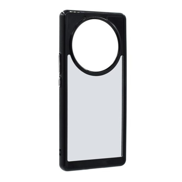 protecțiede telefon din plastic (cadru din silicon, rezistent la impact mediu, spate transparent) negru Honor Magic5 Lite 5G