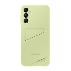   HUSĂ! - Protectie de telefon din silicon SAMSUNG (suport card bancar) LIME Samsung Galaxy A14 5G (SM-A146)