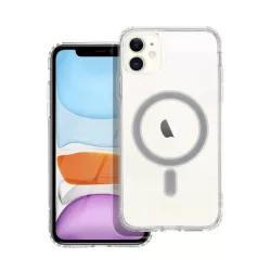   HUSĂ! - Protector de telefon din silicon (rezistenta la socuri, MagSafe) TRANSPARENT Apple iPhone 11