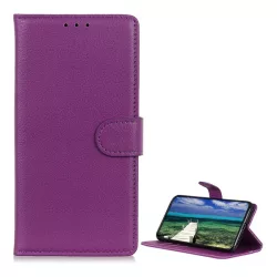   HUSĂ! - Husă stativă, efect de piele (FLIP, deschidere laterală, suport desktop, premium) LILA Xiaomi 13