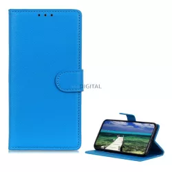   HUSĂ! - Carcasa in picioare, efect piele (FLIP, deschidere laterala, functie suport desktop, premium) ALBASTRU DESCHI OnePlus 11 5G