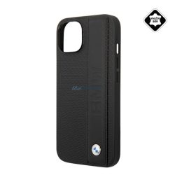   HUSĂ! - CG MOBILE BMW SIGNATURE LEATHER protectie telefon din plastic (spate din piele naturala) NEGRU Apple iPhone 14 Plus