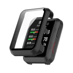   Cadru din plastic (BUMPER, rezistent la șocuri + ecran protecțiedin sticlă) negru Huawei Watch D