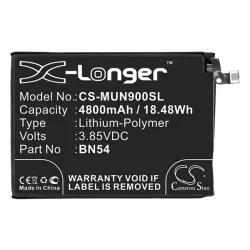   Baterie CAMERON SINO Li-Polymer (3.85V/4800mAh, compatibil cu Xiaomi BN54) NEGRU Xiaomi Redmi Note 9 (10X 4G)