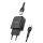HOCO N2 VIGOUR încărcător de rețea priză USB (10W, încărcător rapid + cablu Type-C) NEGRU