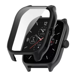   Cadru din plastic (BUMPER, rezistent la impact + sticlă de protecție a ecranului) negru Amazfit GTS 4