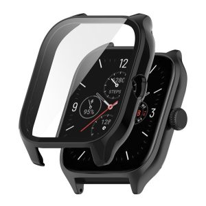 Cadru din plastic (BUMPER, rezistent la impact + sticlă de protecție a ecranului) negru Amazfit GTS 4