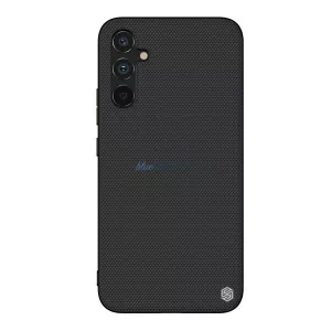 HUSĂ! - NILLKIN TEXTURED plastic protecțiede telefon (suprafață aspră, mediu rezistent la impact, cadru de silicon, model 3D) negru Samsung Galaxy A34 5G (SM-A346)