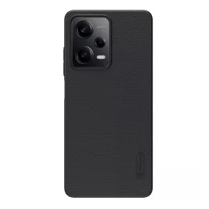 HUSĂ! - NILLKIN SUPER FROSTED plastic protecțiede telefon (cauciucat, suprafață aspră) negru Xiaomi Poco X5 Pro 5G, Xiaomi Redmi Note 12 Pro