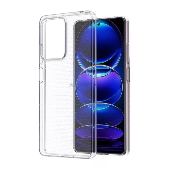 HUSĂ! - Protector de telefon din silicon (ultra-subtire) TRANSPARENT Xiaomi Redmi Note 12 Pro Plus