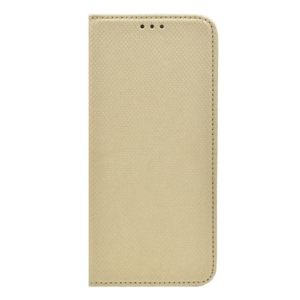 Carcasa in picioare, efect piele (FLIP, deschidere laterala, functie suport de masa, model romb) GOLD OnePlus 11 5G