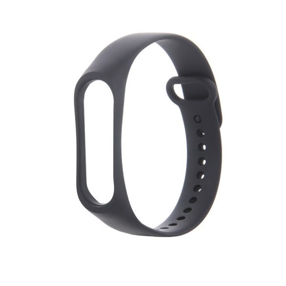Curea de schimb (dimensiune personalizata, silicon) NEGRA Xiaomi MI Band 4, Xiaomi MI Band 3