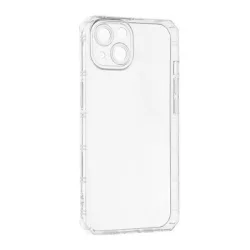   HUSĂ! - Protectie din silicon pentru telefon (rezistenta la impact mediu, cadru cu perna de aer) TRANSPARENT Apple iPhone 13