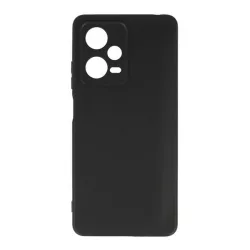   HUSĂ! - Protector de telefon din silicon (mat) NEGRU Xiaomi Redmi Note 12 Pro