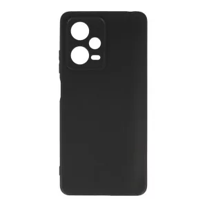 HUSĂ! - Protector de telefon din silicon (mat) NEGRU Xiaomi Redmi Note 12 Pro