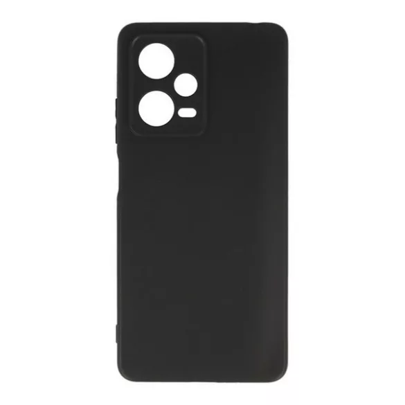 HUSĂ! - Protector de telefon din silicon (mat) NEGRU Xiaomi Redmi Note 12 Pro