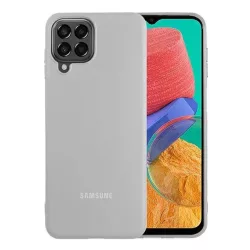   HUSĂ! - Protectie din silicon pentru telefon (mat) TRANSPARENT Samsung Galaxy M33 (SM-M336)